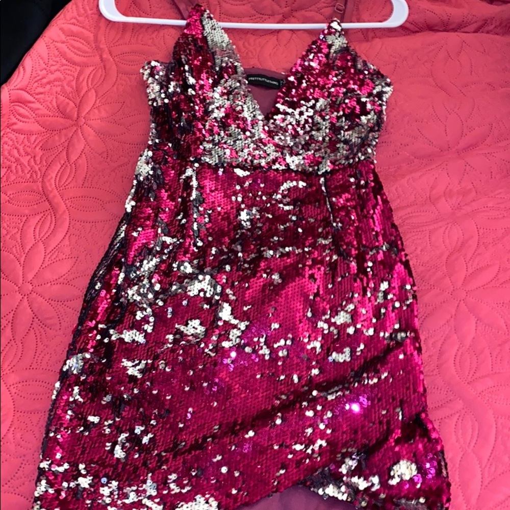 PLT SEQUINED MINI  DRESS